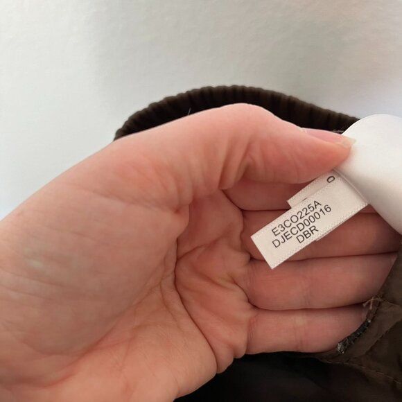 DKNY Jeans Brown Faux Leather Elastic Waist Pull On Pants Size M - Picture 10 of 12